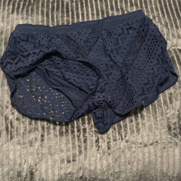 Navy Lace Bathing suit bottom - Picture 4 of 5